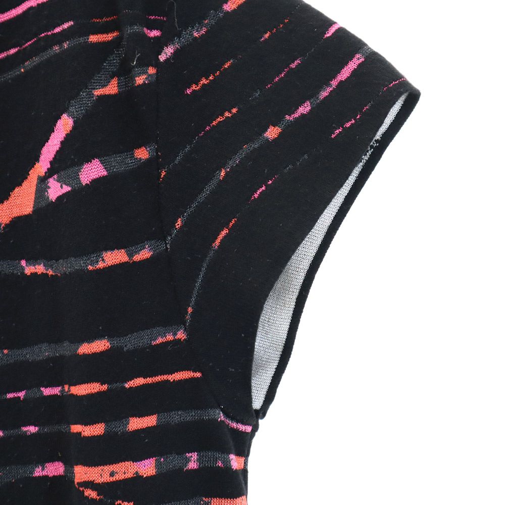 KENZO ケンゾー 総柄 半袖 ワンピース ブラック系 レディース