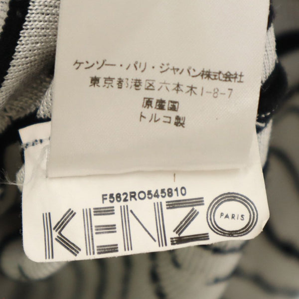 ケンゾー 総柄 半袖 ワンピース ブラック系 KENZO レディース