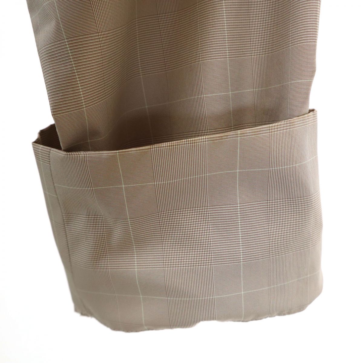 Aquascutum アクアスキュータム チェック柄 ステンカラーコート 9 ブラウン系 レディース