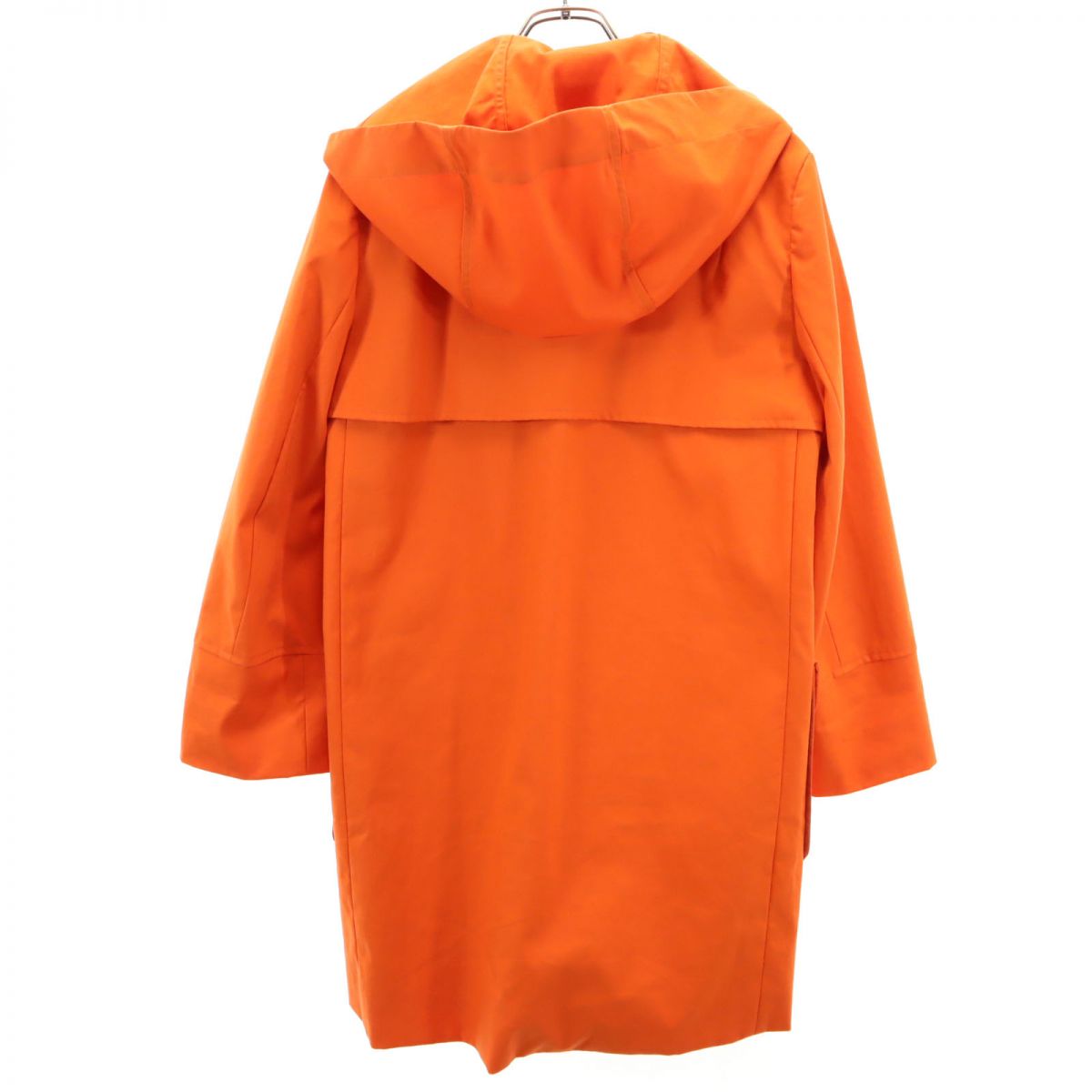 ランバンオンブルー ロングコート 38 オレンジ LANVIN en Bleu レディース