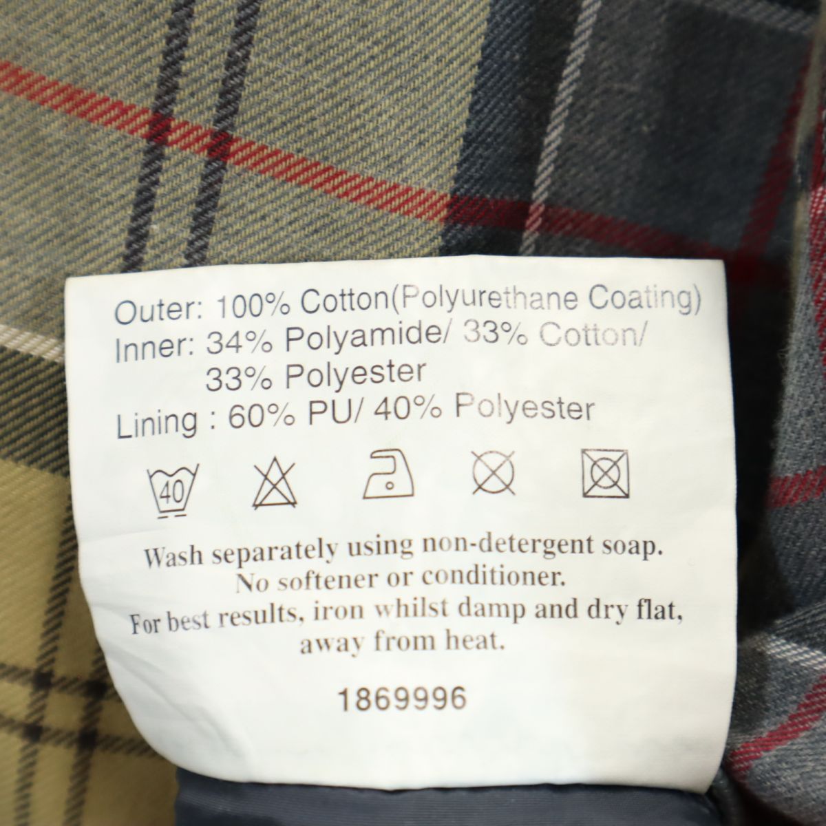 Barbour バブアー 襟コーデュロイ ロングコート 12 ネイビー レディース