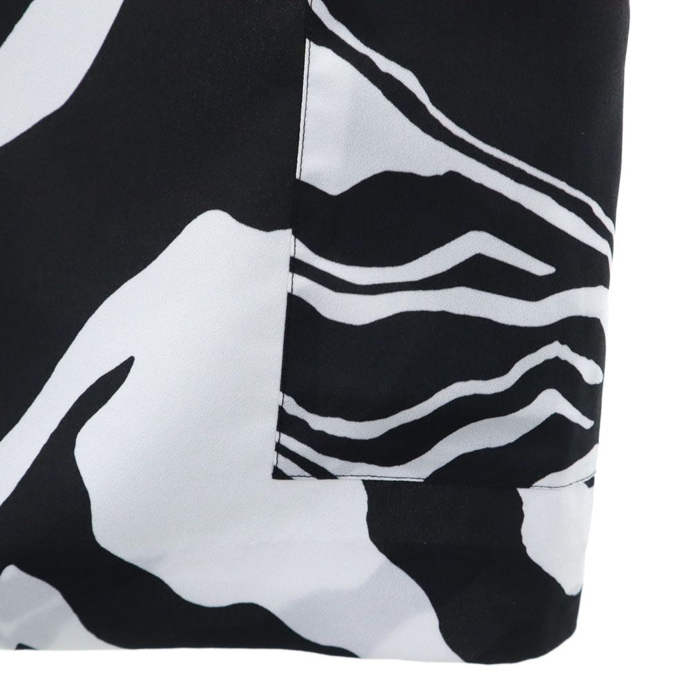 ARMANI EXCHANGE アルマーニエクスチェンジ 総柄 アシンメトリー ワンピース 2 ホワイト系 サイドジップ レディース