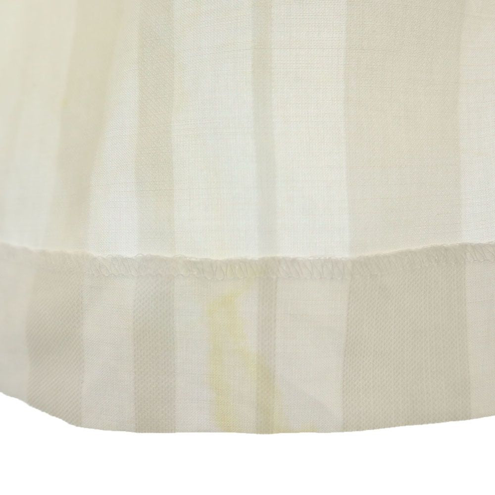 jonnlynx ジョンリンクス 日本製 リネンブレンド 半袖 ワンピース M ホワイト レディース