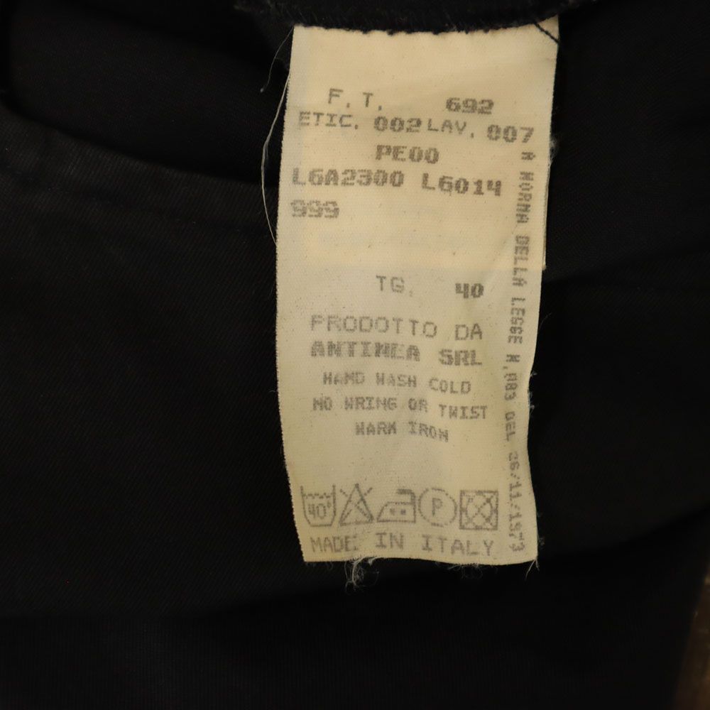 Emporio Armani エンポリオアルマーニ イタリア製 ノースリーブ ロングワンピース 40 ブラック レディース