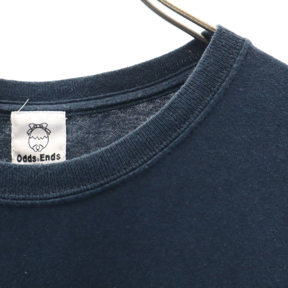 TOGA トーガ オッズアンドエンズ 半袖 膝丈ワンピース F ネイビー Odds&Ends フレンチスリーブ レディース