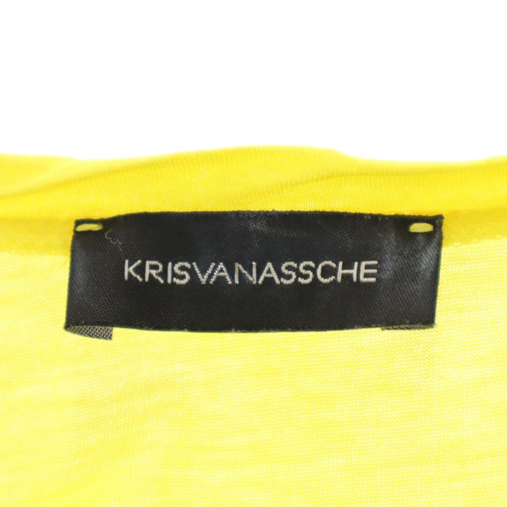 クリスヴァンアッシュ 半袖 Tシャツ M イエロー系 KRIS VAN ASSCHE メンズ