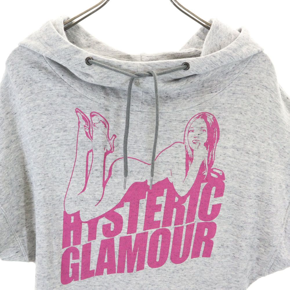 ヒステリックグラマー 半袖 パーカー FREE グレー系 HYSTERIC GLAMOUR レディース