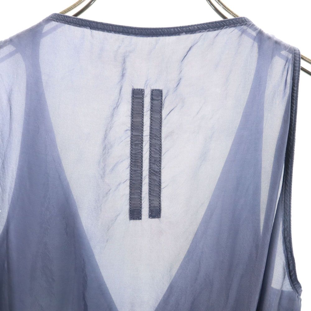 リックオウエンス ノースリーブ ワンピース S グレー Rick Owens レディース