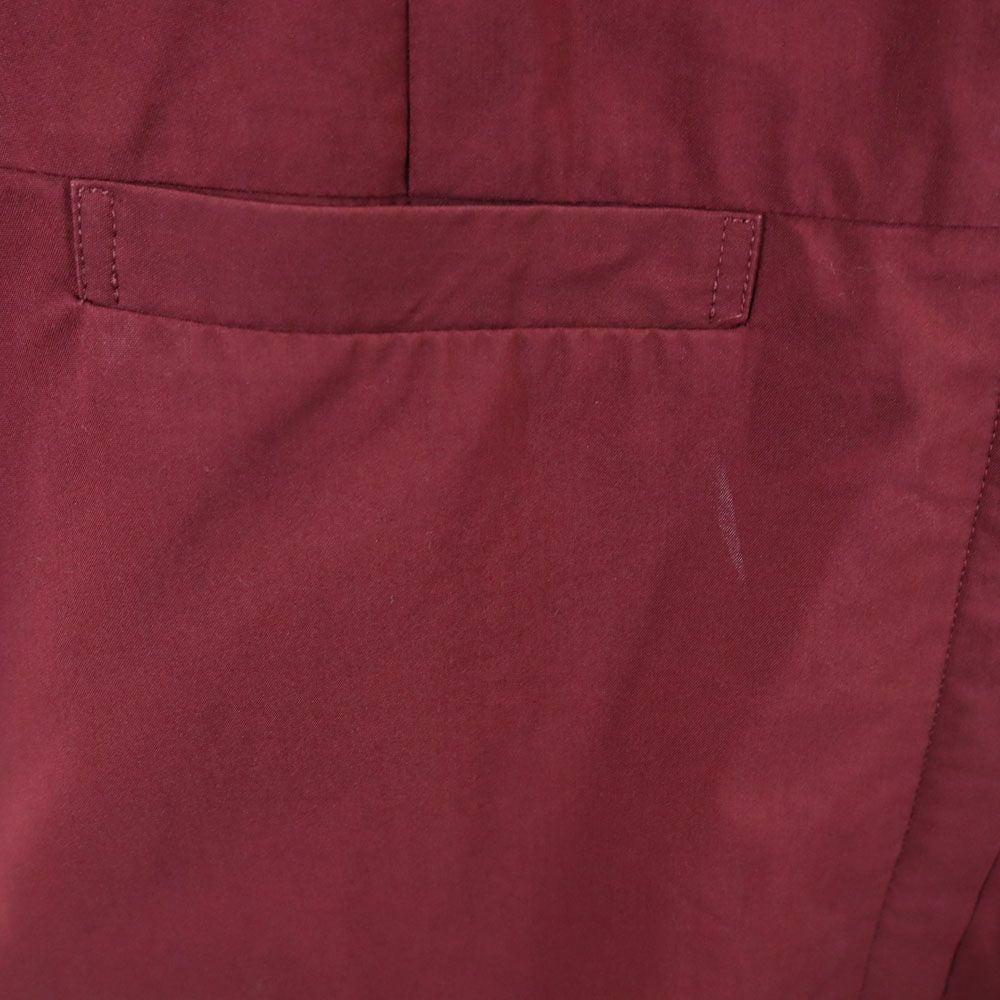 BURBERRY BLUE LABEL バーバリーブルーレーベル 三陽商会 7分袖 ワンピース 38 レッド系 フロントジップ レディース