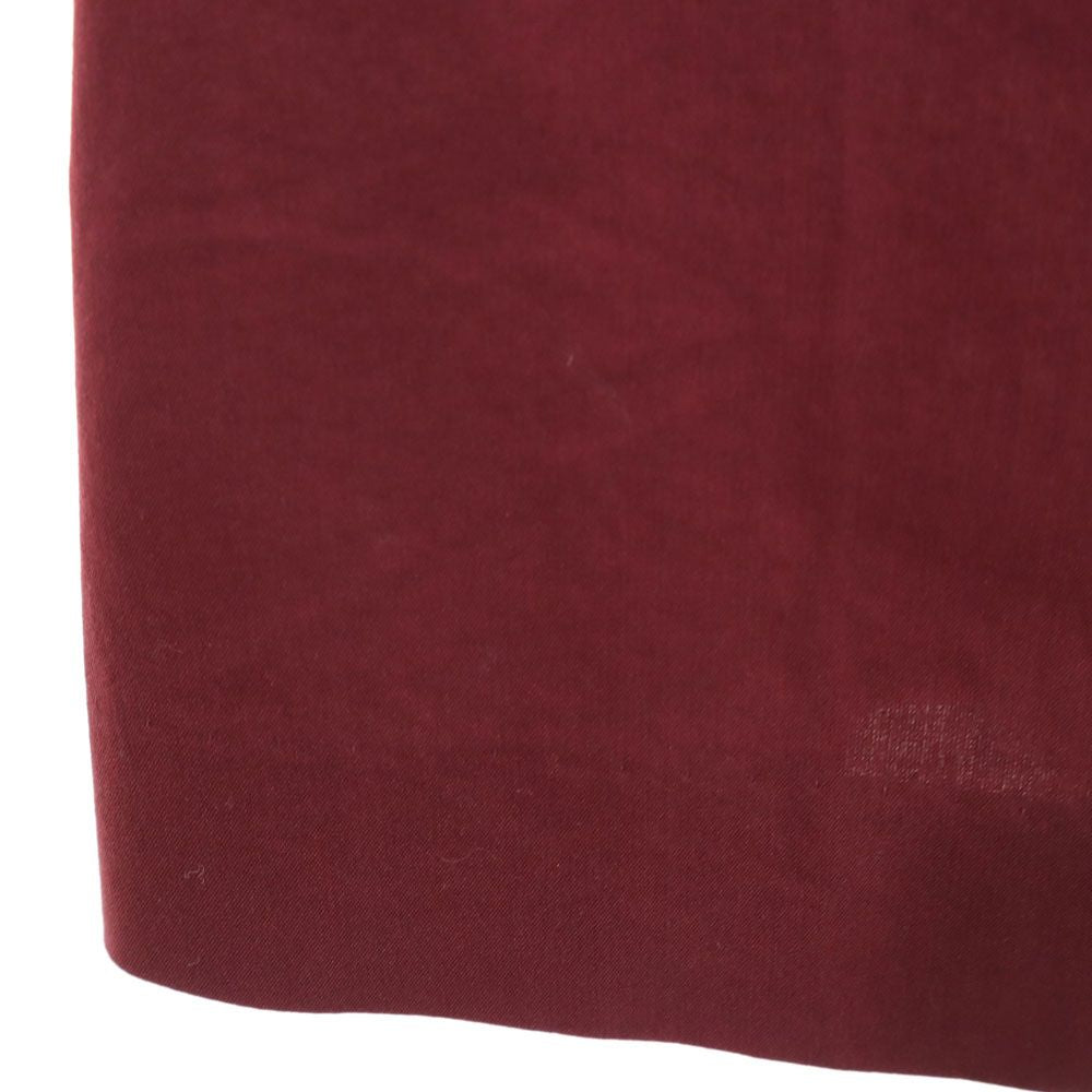 BURBERRY BLUE LABEL バーバリーブルーレーベル 三陽商会 7分袖 ワンピース 38 レッド系 フロントジップ レディース