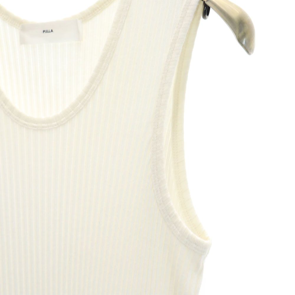 TOGA PULLA トーガプルラ 日本製 ノースリーブ 膝丈ワンピース 36 ホワイト 他 レディース