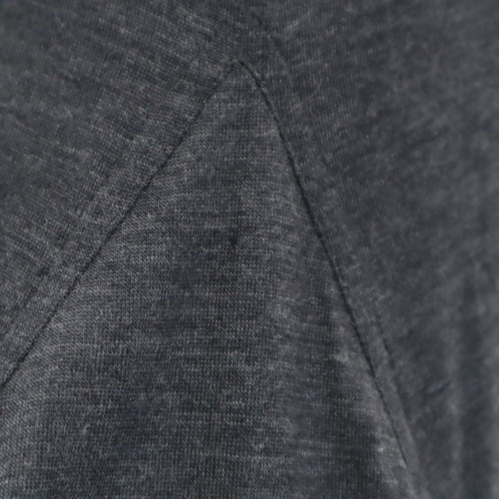 Christian Dior クリスチャンディオール ポルトガル製 ノースリーブ 膝丈ワンピース 36 チャコールグレー レディース