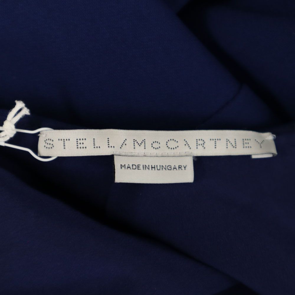 Stella McCartney ステラマッカートニー 未使用 半袖 ワンピース 42 ネイビー系 バックジップ タグ付き レディース