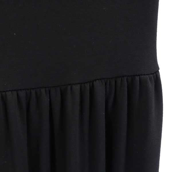 furfur ファーファー 長袖 ワンピース F 黒 レディース