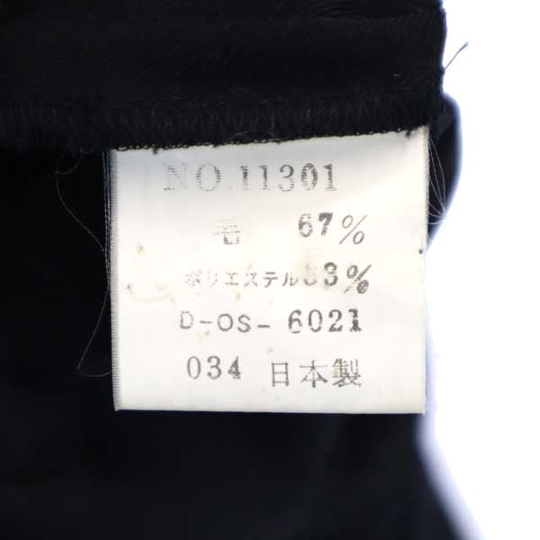 miss chloe ミスクロエ 日本製 ウールブレンド 長袖 ワンピース 40 濃紺 レディース