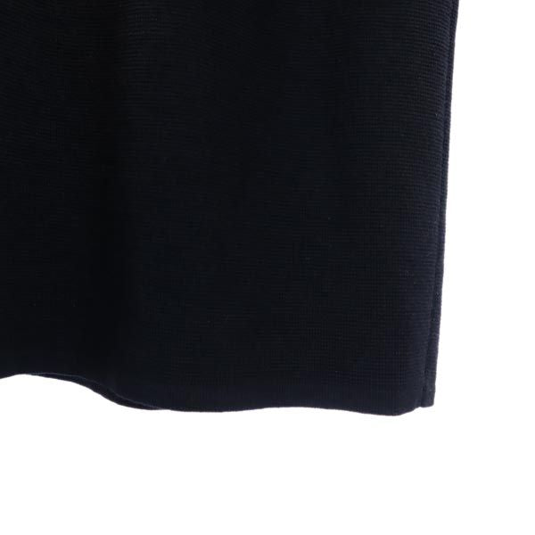 YVES SAINT LAURENT イヴサンローラン ウール 長袖 ワンピース M ブラック レディース