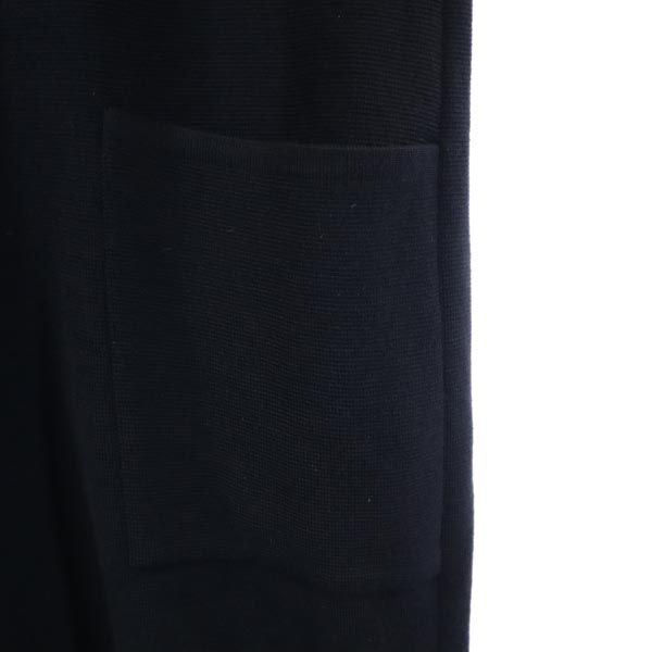 YVES SAINT LAURENT イヴサンローラン ウール 長袖 ワンピース M ブラック レディース