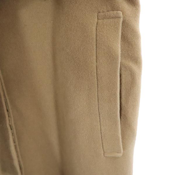 Calvin klein カルバンクライン ウール ステンカラーコート 9 ベージュ ウエストベルト付き レディース