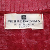 ピエールバルマン ママン 日本製 ウール 長袖 ニット ワンピース フリー レッド系 PIERRE BALMAIN MAMAN レディース