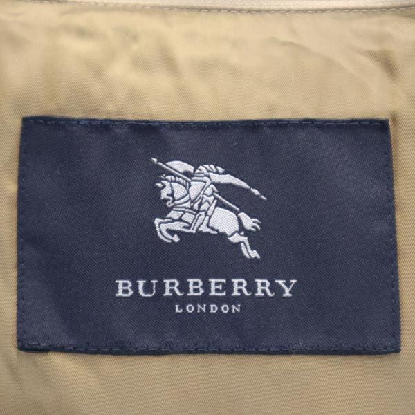 バーバリー 日本製 三陽商会 2WAY 中綿 ステンカラーコート M カーキ BURBERRY 裏ノバチェック メンズ