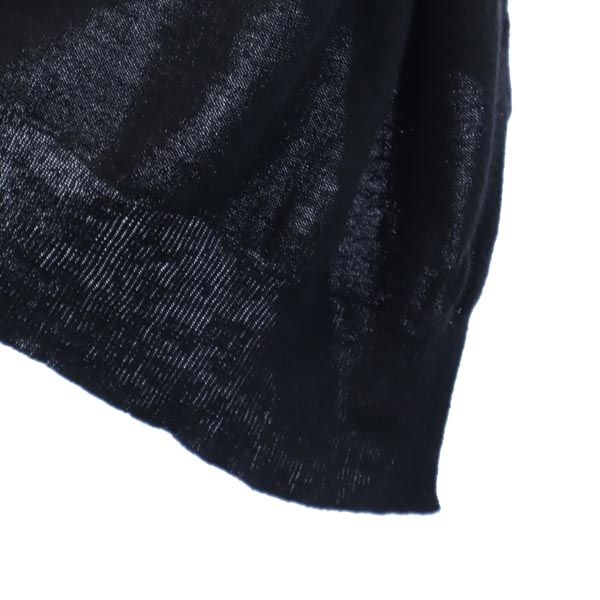 DIANE VON FURSTENBERG ダイアンフォンファステンバーグ シルク カシミヤブレンド 長袖 ニット カーディガン P ブラック系 レディース