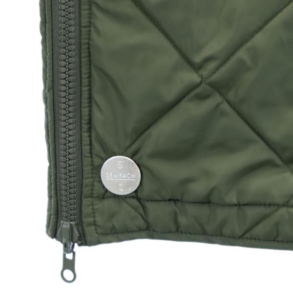 SEMPACH ゼンパッハ ナイロン キルティングジャケット S カーキ メンズ