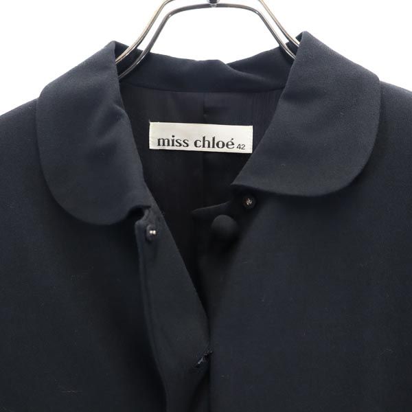 ミスクロエ 長袖 ロングワンピース 42 黒 miss chloe レディース