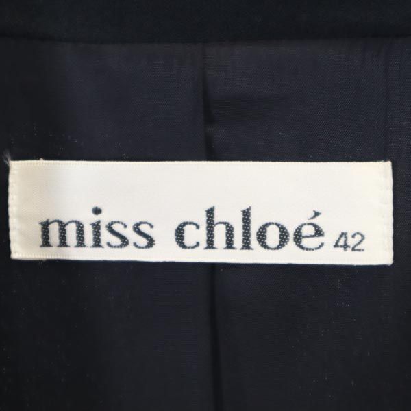 ミスクロエ 長袖 ロングワンピース 42 黒 miss chloe レディース