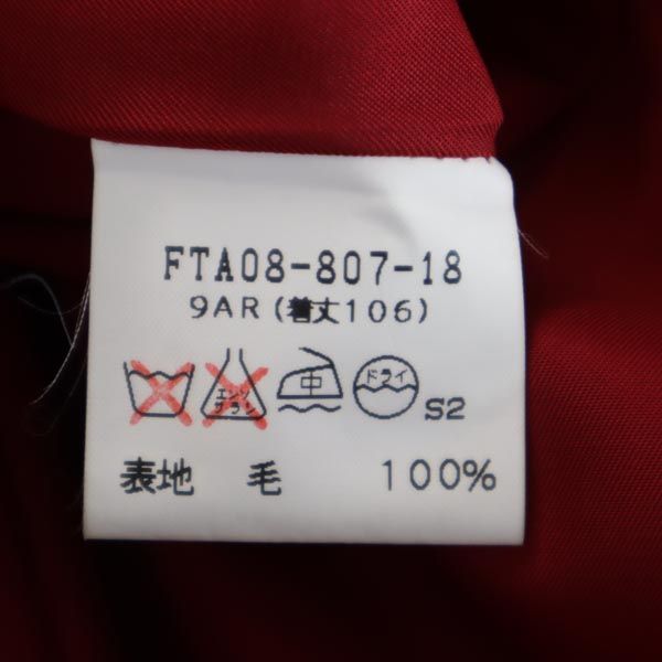 Burberrys バーバリーズ 90s オールド ステンカラーコート 9AR レッド レディース