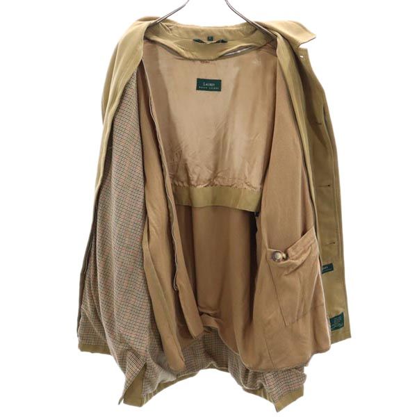 ローレンラルフローレン ステンカラーコート L ブラウン系 LAUREN RALPH LAUREN ライナー付き メンズ