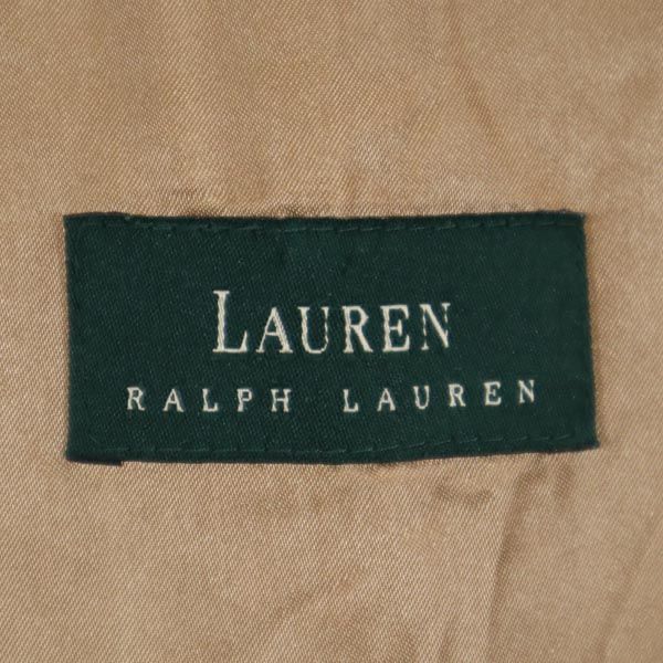 ローレンラルフローレン ステンカラーコート L ブラウン系 LAUREN RALPH LAUREN ライナー付き メンズ