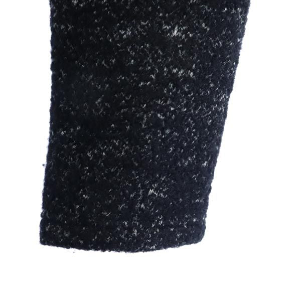 SEE BY CHLOE シーバイクロエ ウールブレンド 長袖 ニット ワンピース 黒系 リブ切替 レディース