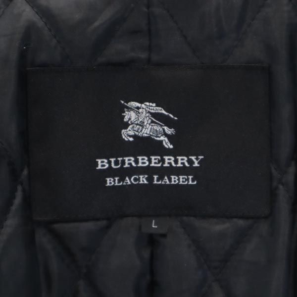 バーバリーブラックレーベル 三陽商会 トレンチコート L グレー系 BURBERRY BLACK LABEL 裏キルティング メンズ