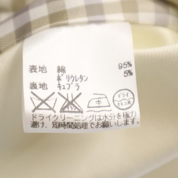 未使用 Aquascutum アクアスキュータム ステンカラーコート 15 ホワイト系 ブランドハンガー付き レディース