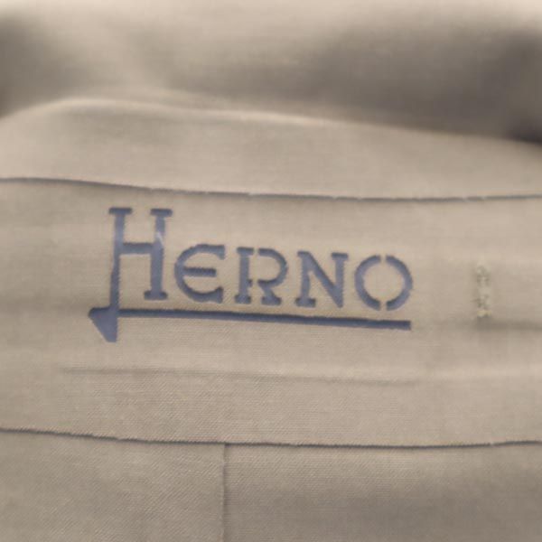 Herno ヘルノ ステンカラーコート 50 茶系 メンズ