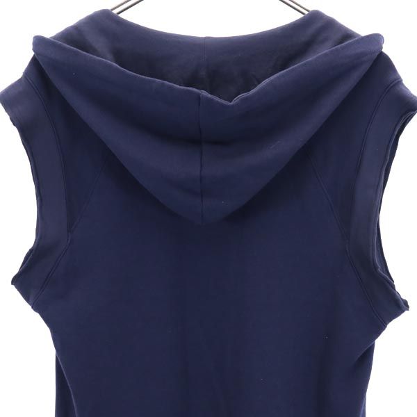 Y-3 ワイスリー ロゴ刺繍 半袖 フレンチスリーブ ワンピース S ネイビー レディース