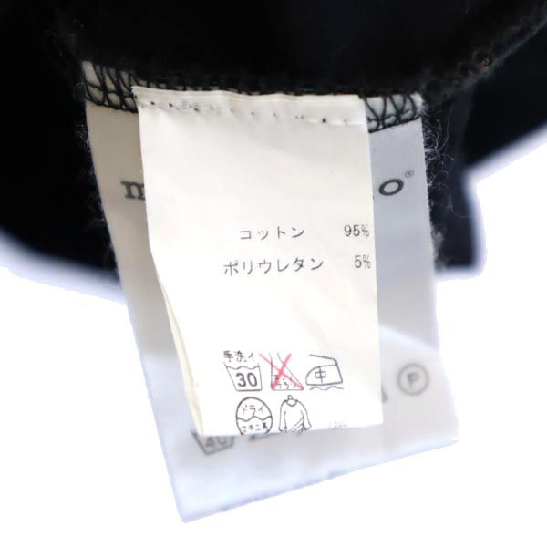 marimekko マリメッコ 総柄 7分袖 ワンピース M ブラック系 レディース