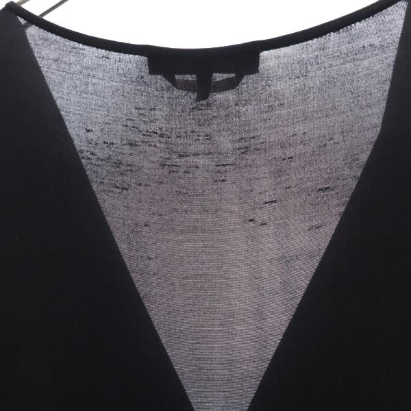 MAX MARA マックスマーラ 7分袖 ロングワンピース S 黒 レディース