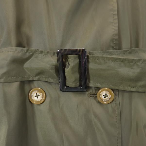 MACKINTOSH PHILOSOPHY マッキントッシュフィロソフィー 三陽商会 トレンチコート 38 カーキグリーン レディース