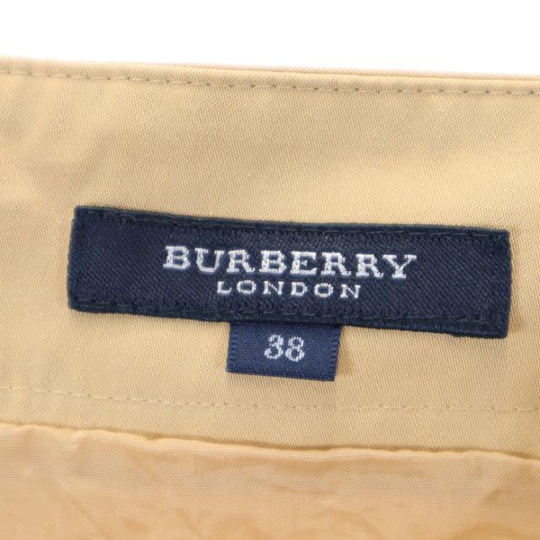 BURBERRY バーバリー ジャンパースカート 38 ベージュ系 ワンピース バックジップ レディース