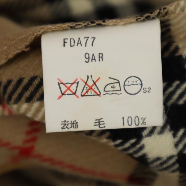 Burberrys バーバリーズ 90s チェック柄 ジャケット 9AR ベージュ×黒×赤 ライナー レディース