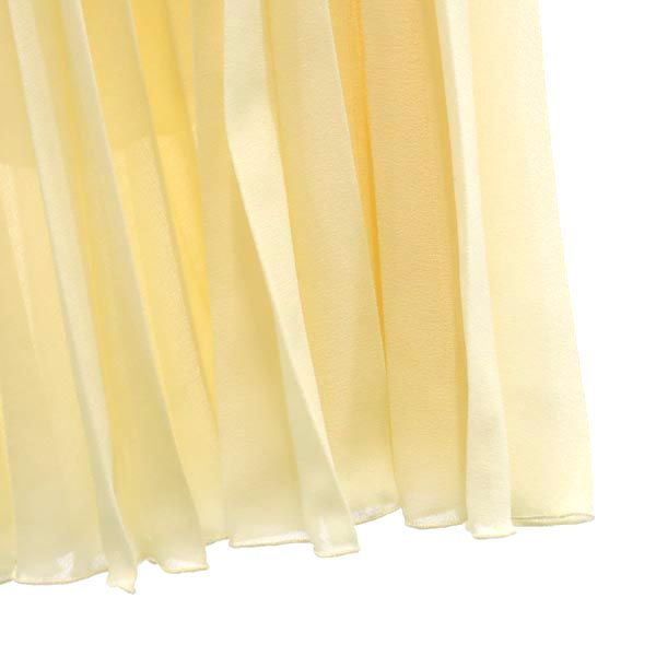 SEE BY CHLOE シーバイクロエ 半袖 ウエストリボン シフォン ワンピース 34 ベージュ系 レディース