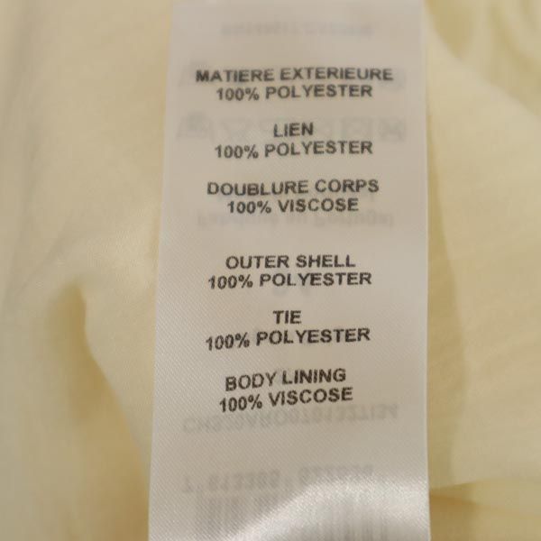 SEE BY CHLOE シーバイクロエ 半袖 ウエストリボン シフォン ワンピース 34 ベージュ系 レディース