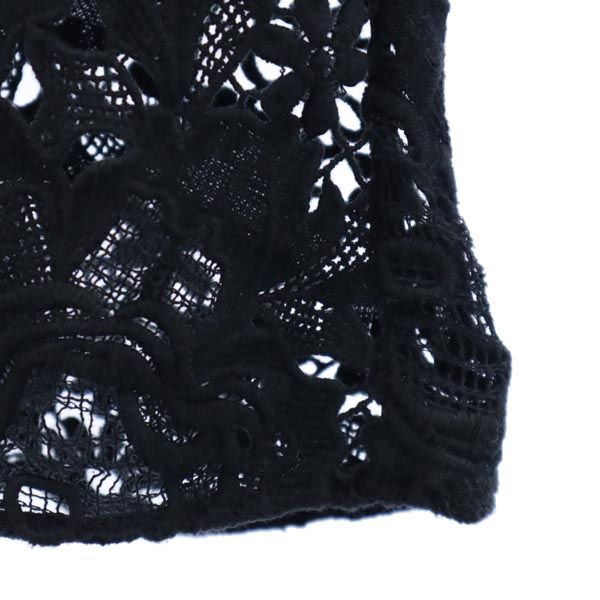 SEE BY CHLOE シーバイクロエ 長袖 レース ワンピース 36 ブラック系 レディース