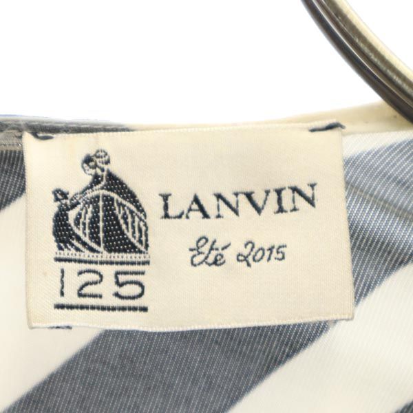 LANVIN ランバン 総柄 長袖 ドルマンスリーブ ワンピース T34 レディース