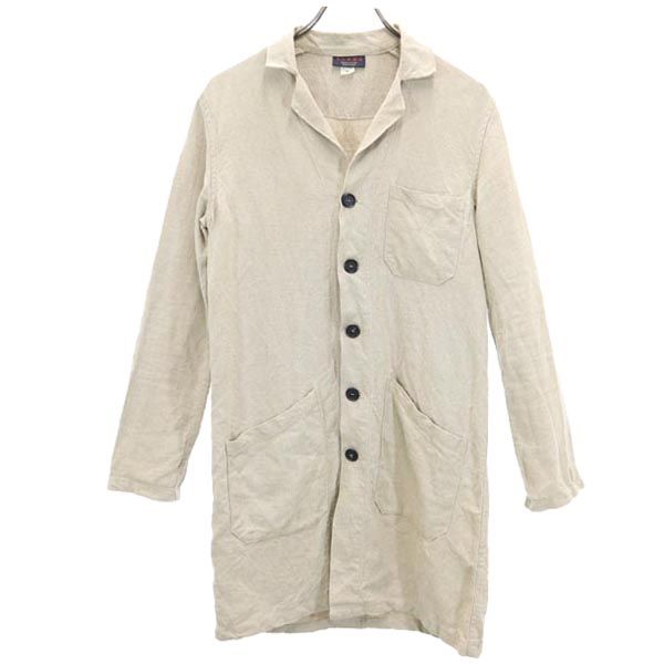 SABRE サーブル フランス製 シャツワンピース 38 ベージュ レディース