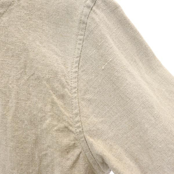 SABRE サーブル フランス製 シャツワンピース 38 ベージュ レディース