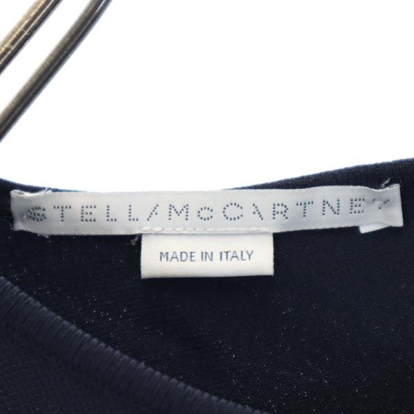 Stella McCartney ステラマッカートニー イタリア製 ノースリーブ ロングワンピース 40 紺 レディース