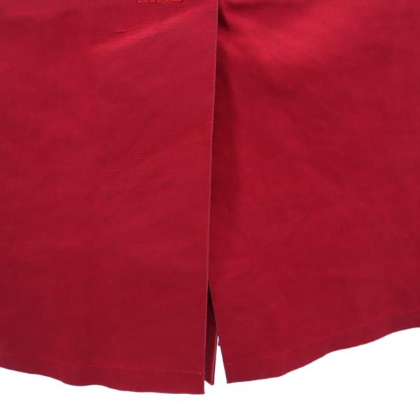 Mackintosh マッキントッシュ ステンカラーコート 32 赤 ハンドメイド レディース