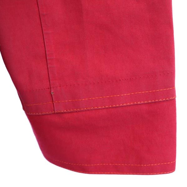 Mackintosh マッキントッシュ ステンカラーコート 32 赤 ハンドメイド レディース